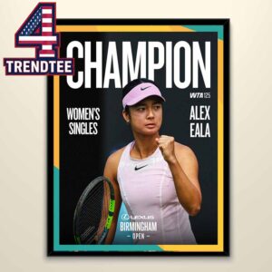 Alex Eala 2026 Lexus Birmingham Open Champions Home Decor Poster Canvas