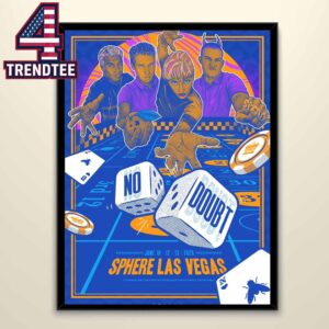 No Doubt Sphere Las Vegas 2026 June 10 12 13 Home Decor Poster Canvas