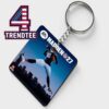 Caleb Williams Madden 27 Cover Deluxe Edition NFL Chicago Bears Acrylic Wood Keychain