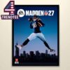Caleb Williams Madden 27 Cover Deluxe Edition NFL Chicago Bears Home Decor Poster Canvas