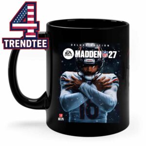 Caleb Williams Madden 27 Cover Deluxe Edition NFL Chicago Bears Ceramic Mug Cup