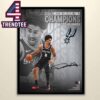 San Antonio Spurs 2026 Western Conference Champions Home Decor Poster Canvas