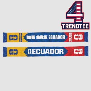 Ecuador USA FIFA World Cup 2026 We Are Ecuador Scarf