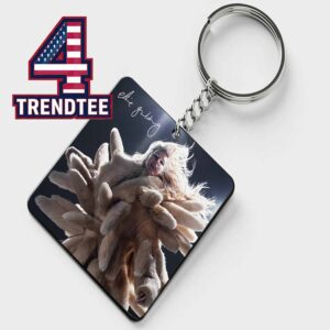 Ellie Goulding I Know Too Much Album Cover Signature Acrylic Wood Keychain