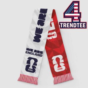 England FIFA World Cup 2026 We Are England Scarf