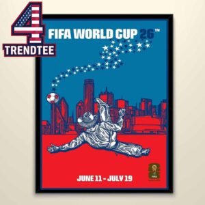 FIFA World Cup 2026 Dallas Host City June 11th To July 19th Home Decor Poster Canvas
