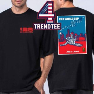 FIFA World Cup 2026 Dallas Poster Two Sided T-Shirt