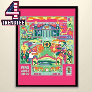 FIFA World Cup 2026 Guadalajara Host City June 11th To July 19th Home Decor Poster Canvas