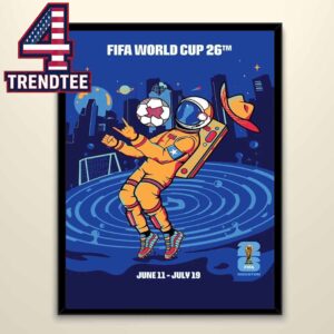 FIFA World Cup 2026 Houston Host City June 11th To July 19th Home Decor Poster Canvas