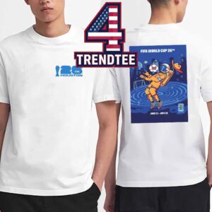 FIFA World Cup 2026 Houston Poster Two Sided T-Shirt