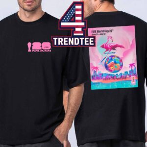 FIFA World Cup 2026 Miami Poster Two Sided T-Shirt