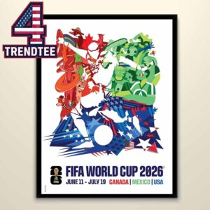 FIFA World Cup 2026 Tournament June 11th To July 19th Home Decor Poster Canvas