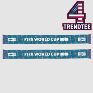 FIFA World Cup 2026 We Are 26 Slogan City Scarf