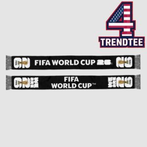 FIFA World Cup 2026 We Are Black And White Scarf