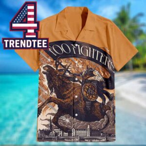 Foo Fighters Strawberry Arena 2026 Stockholm June 12th Aloha Hawaiian Shirt