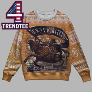 Foo Fighters Strawberry Arena 2026 Stockholm June 12th Christmas Ugly Sweatshirt