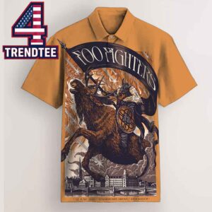 Foo Fighters Strawberry Arena 2026 Stockholm June 12th Polo Shirt
