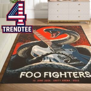 Foo Fighters Unity Arena Oslo 2026 June 10th Home Decor Rug Carpet