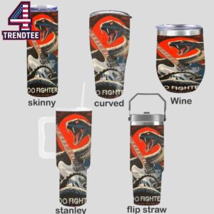 Foo Fighters Unity Arena Oslo 2026 June 10th Wine Stanley Flip Straw Cup Tumbler