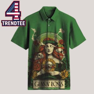 Guns N’ Roses 3Arena 2026 Dublin Ireland June 10th Polo Shirt