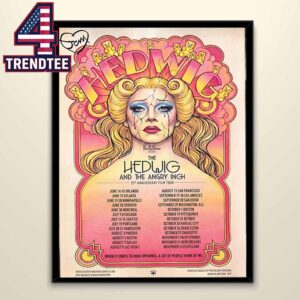 Hedwig 25th Anniversary 2026 Tour Dates Home Decor Poster Canvas