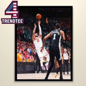 Jalen Brunson Clutch New York Knicks Win Game 1 NBA Finals 2026 Home Decor Poster Canvas