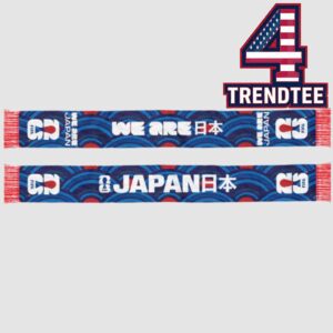 Japan FIFA World Cup 2026 We Are Japan Scarf