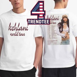 Kehlani 2026 World Tour Dates North Smerica Two Sided T-Shirt