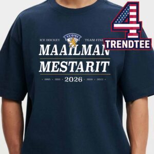 Leijonat Maailmanmestarit 2026 IIHF Men’s World Champions Gold Medal Unisex T-Shirt