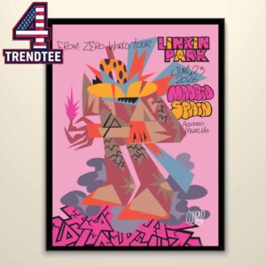 Linkin Park Auditorio Misuel Rios 2026 Madrid Signed From Zero Tour June 23rd Home Decor Poster Canvas