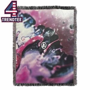Linkin Park From Zero Album Tour Hooded Fleece Woven Blanket Tapestry