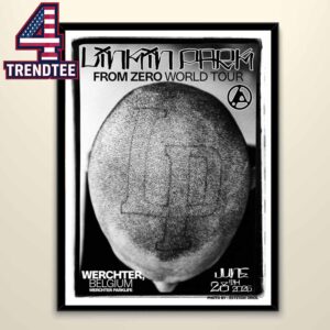 Linkin Park Werchter Parklife 2026 Werchter From Zero Tour June 28th Home Decor Poster Canvas