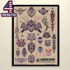 Linkin Park Werchter Parklife 2026 Werchter Signed From Zero Tour June 28th Home Decor Poster Canvas