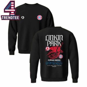 Linkin Park x FC Bayern Munchen 2026 Allianz Arena Munich Pop Up Two Sided T-Shirt Sweatshirt