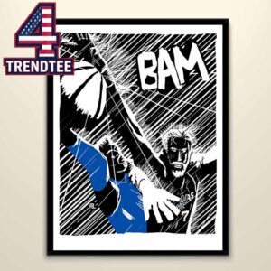 Luke Kornet Block Isaiah Hartenstein Spurs vs Thunder NBA 2026 BAM Home Decor Poster Canvas
