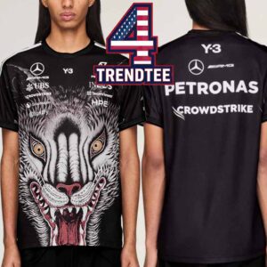 Mercedes AMG Formula 1 Y3 Wolf Team Driver All Over Print T-Shirt
