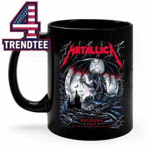 Metallica M72 Bologna 2026 Stadio Renato Dall’Ara Ceramic Mug Cup