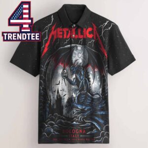 Metallica M72 Bologna 2026 Stadio Renato Dall’Ara Polo Shirt