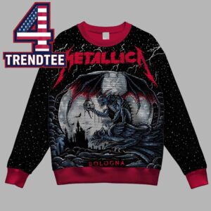 Metallica M72 Bologna 2026 Stadio Renato Dall’Ara Ugly Sweater