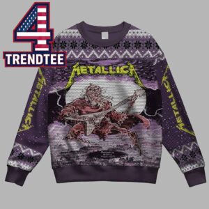 Metallica Puskas Arena 2026 Hungary June 11th Limited Christmas Ugly Sweater