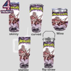 Metallica Puskas Arena 2026 Hungary June 11th Limited Wine Stanley Flip Straw Cup Tumbler