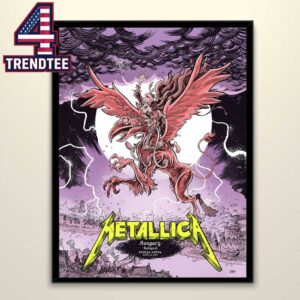Metallica Puskas Arena Budapest 2026 Hungary June 13th Home Decor Poster Canvas