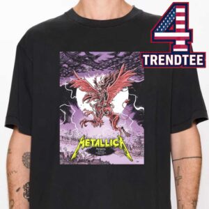 Metallica Puskas Arena Budapest 2026 Hungary June 13th Unisex T Shirt