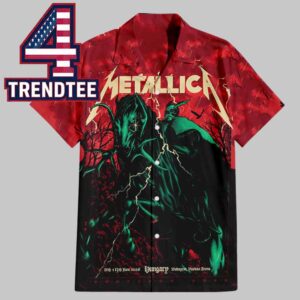 Metallica Puskas Arena Budapest 2026 June 11th 13th Pop Up Aloha Hawaiian Shirt