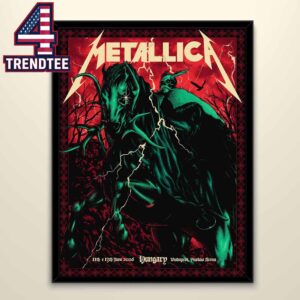Metallica Puskas Arena Budapest 2026 June 11th 13th Pop Up Home Decor Poster Canvas