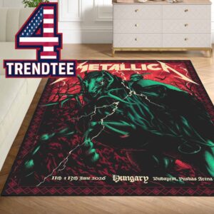 Metallica Puskas Arena Budapest 2026 June 11th 13th Pop Up Home Decor Rug Carpet