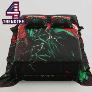 Metallica Puskas Arena Budapest 2026 June 11th 13th Pop Up Pillow Cover Bedding Set