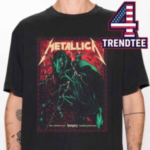 Metallica Puskas Arena Budapest 2026 June 11th 13th Pop Up Unisex T-Shirt