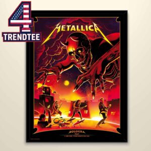 Metallica Stadio Renato Dall’Ara 2026 M72 Bologna June 3rd Home Decor Poster Canvas