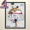 Alexander Zverev 2026 Roland Garros Champions First Grand Slam Home Decor Poster Canvas